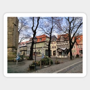 Half-timbered house in Quedlinburg Sticker